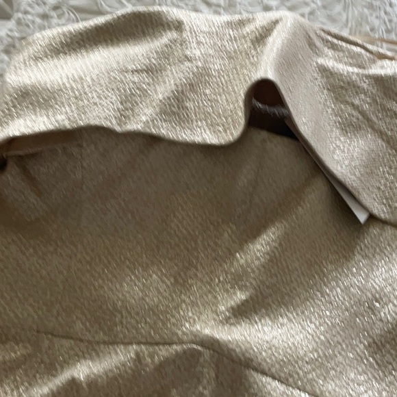 TERI JON Gown size 12 brand new with tags color GOLD - Picture 12 of 12